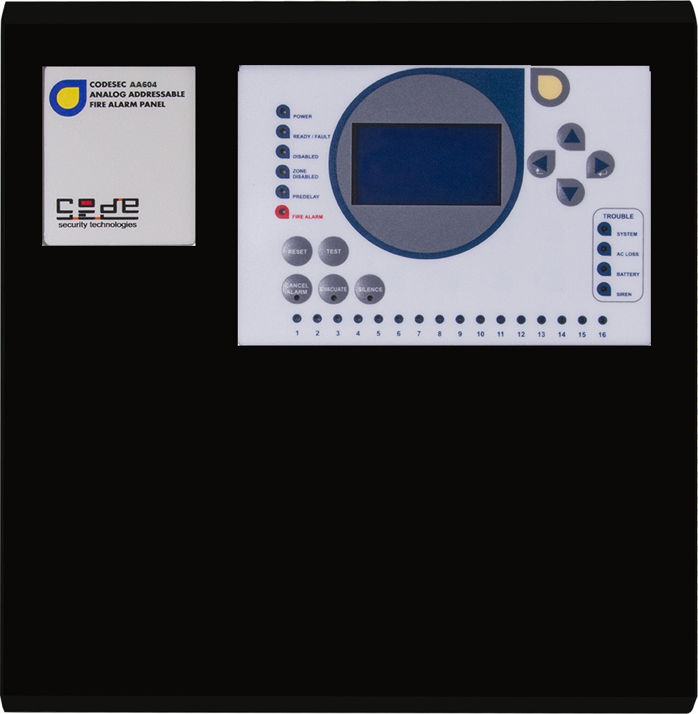 AA604 Adresli Akıllı Yangın Alarm Paneli